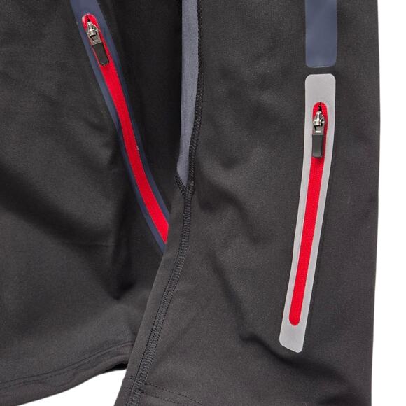 Men's MED North End Sport Black/Red Waterproof Breathable Soft Shell Jacket READ - Picture 10 of 16